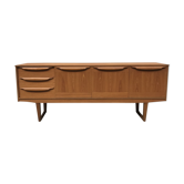 Small Scandinavian sideboard 1950-60 vintage design teak