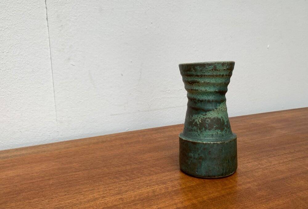 Brutalist pottery vase by Mobach, mid-century, 1960s.
