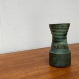 Brutalist pottery vase by Mobach, mid-century, 1960s.
