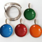 Set of 4 vintage ashtrays 1960