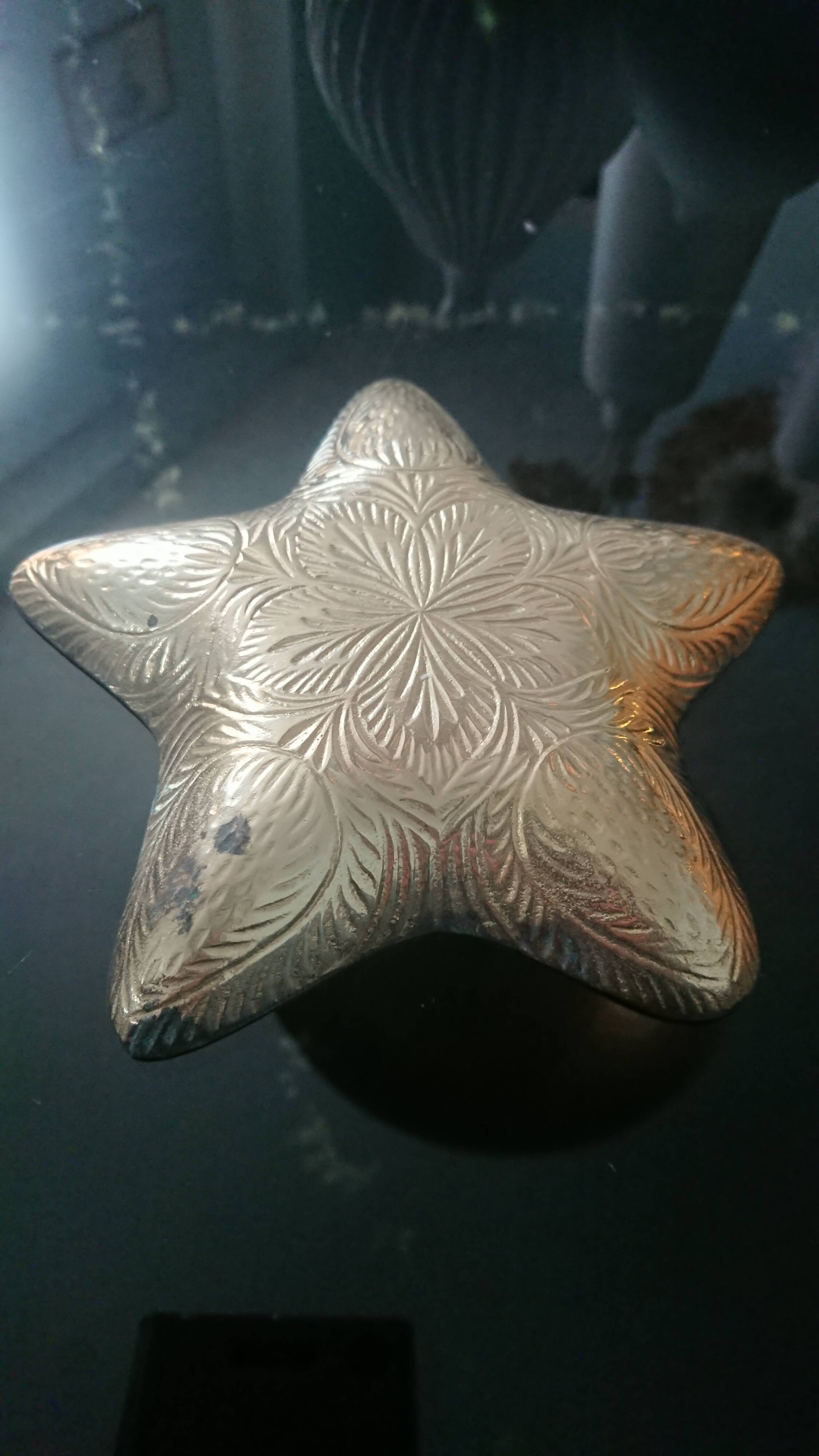 Brass star trinket bowl