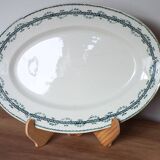 Plat ovale terre de fer