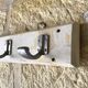 Vintage wall coat rack 50s