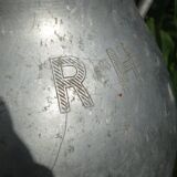 ALUMINUM milk can NESTLE marked schmid