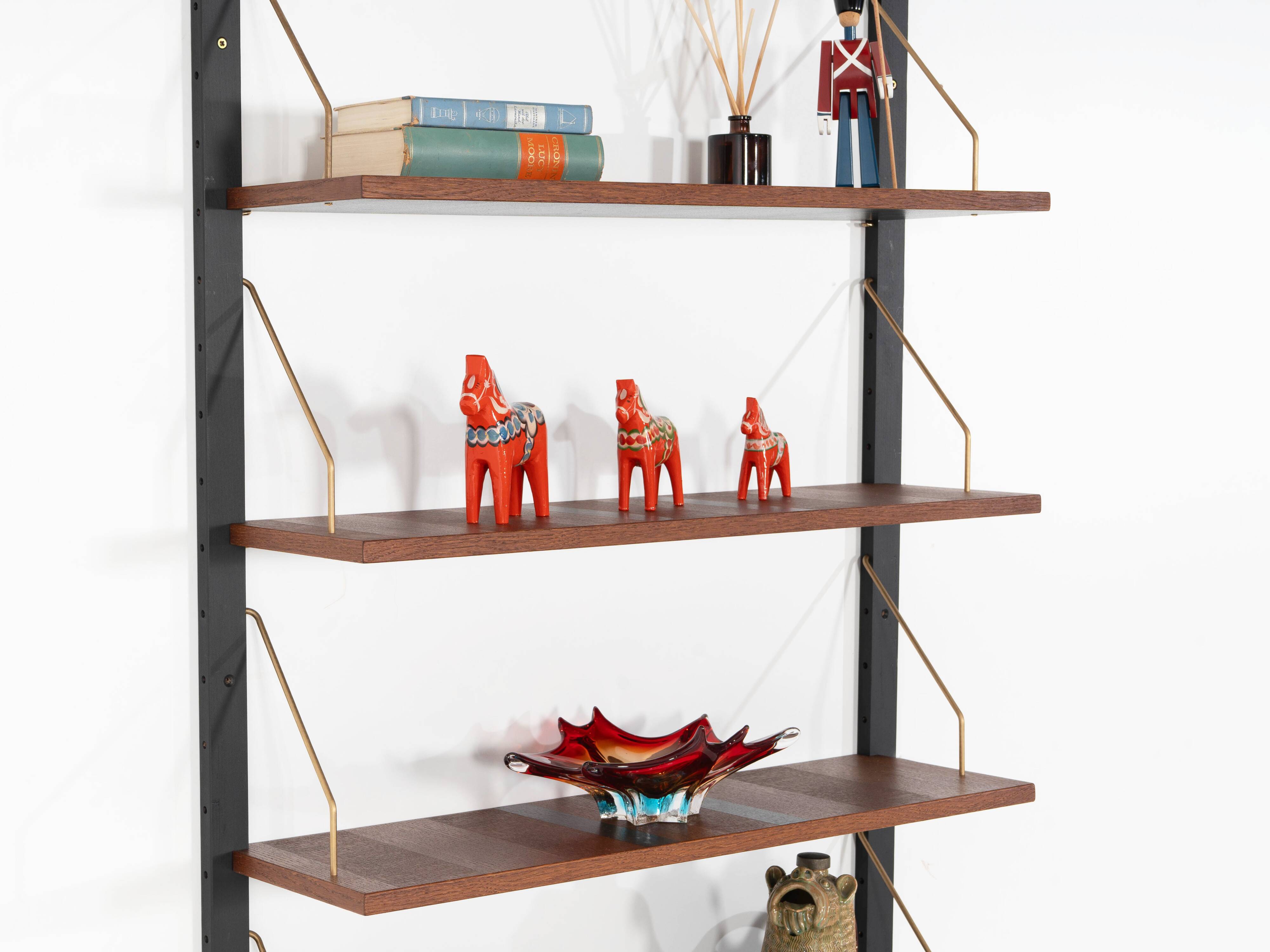 Oak modular shelving unit, Danish design, 1960s, made in Denmark