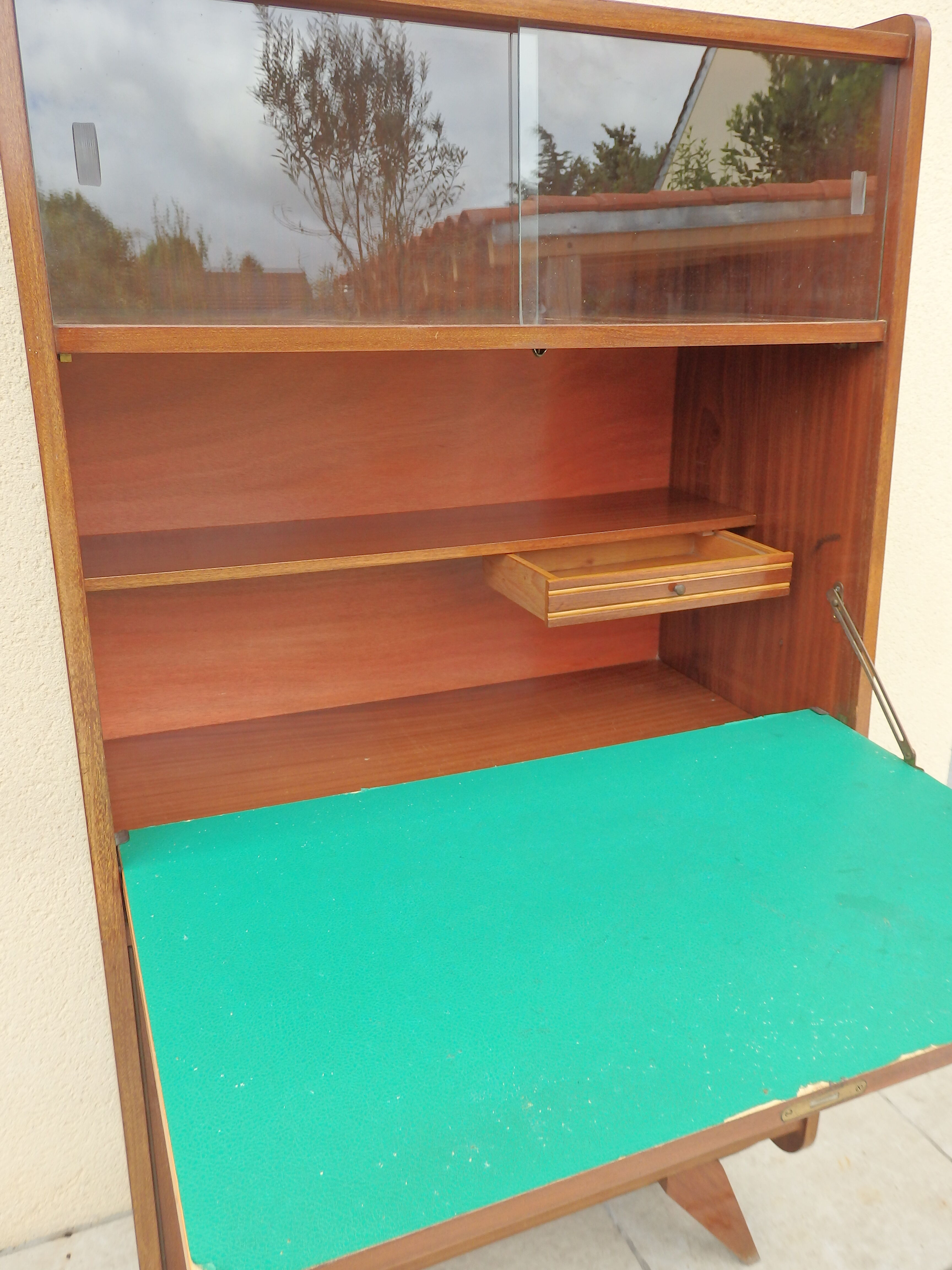 Vintage 60s desk display cabinet