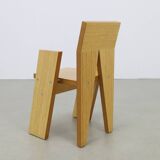 2 chaises architecturales, pièce unique, par un architecte néerlandais
