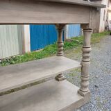 Table de drapier en bois style antique