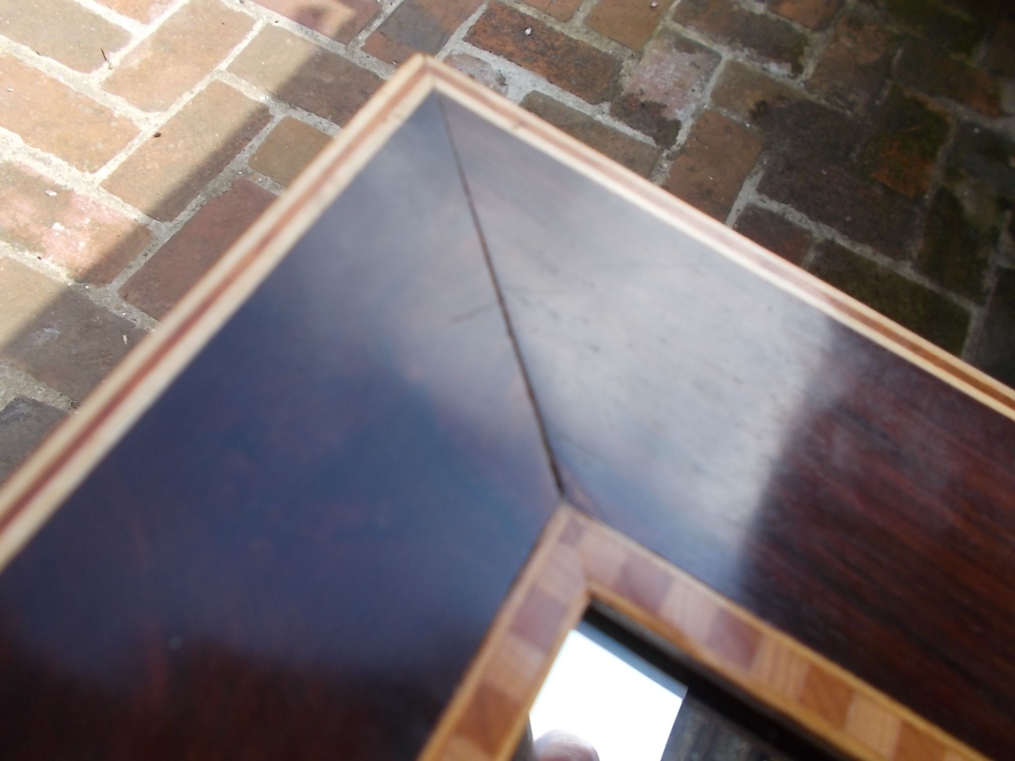 Marquetry mirror 61x47.5cm