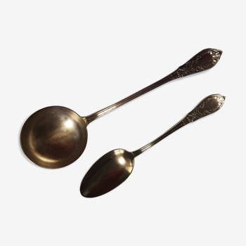 Ladle and large spoon