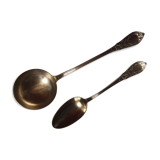 Ladle and large spoon