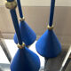 Trio of vintage candle holders from the 80s