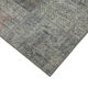 Handwoven Oriental Overdyed 170 cm x 240 cm Grey Patchwork Carpet