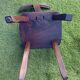 Paire de chaises rustiques en T, orme massif Aranjou,