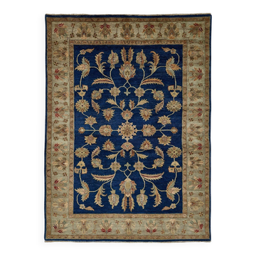 Tapis Oushak en laine noué à la main turc 166 cm x 230 cm