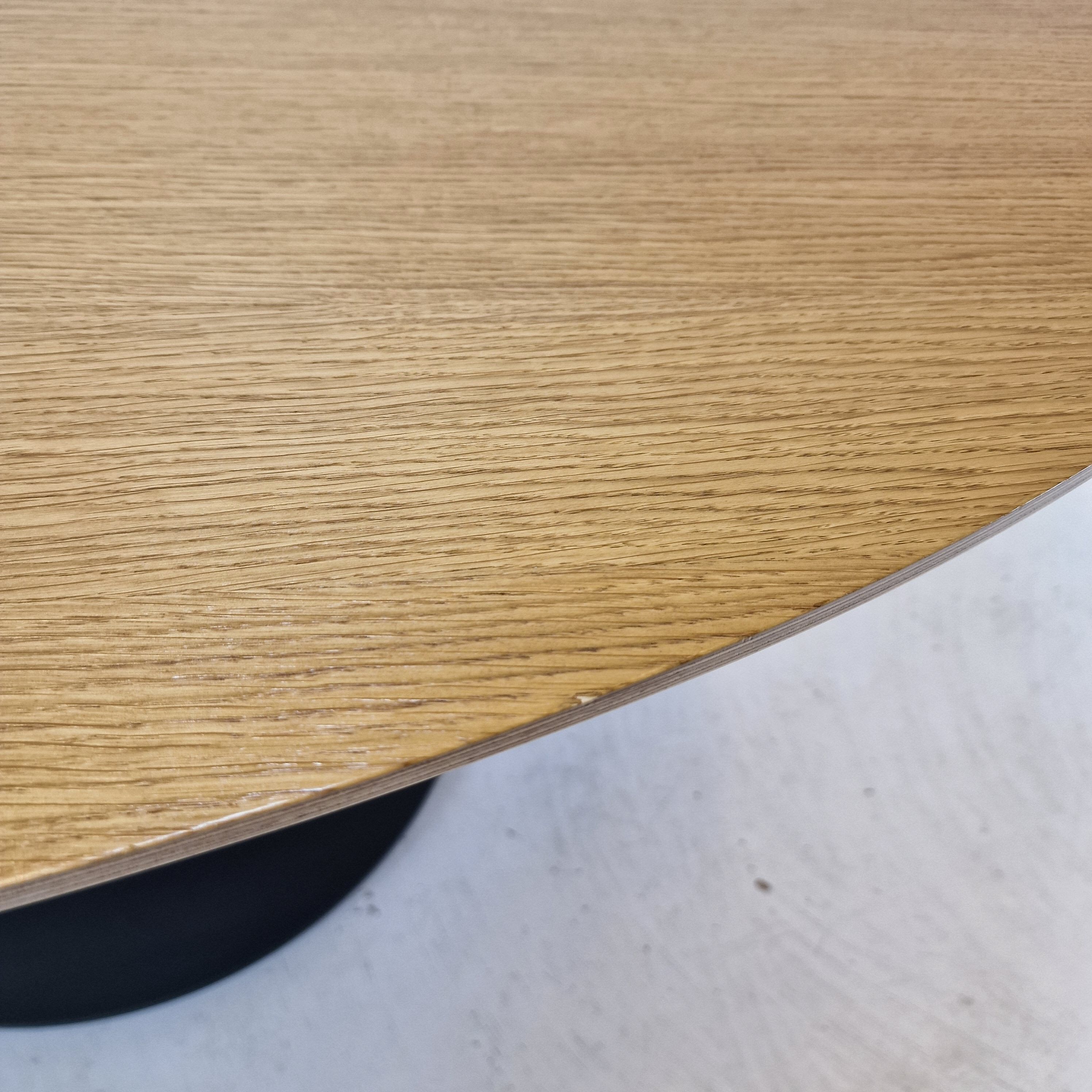 Oval Oak Dining Table by Pierre Paulin for Artifort