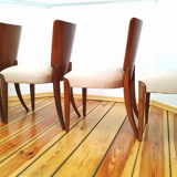 Set of four chairs H-214 proj.J.Halabala, the 50s Czechoslovakia