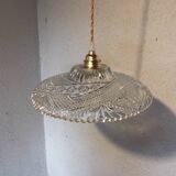 Suspension vintage en verre