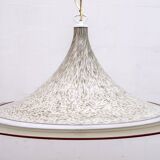 Mid-Century Modern Italian Chandelier Hat Murano Glass, 1970