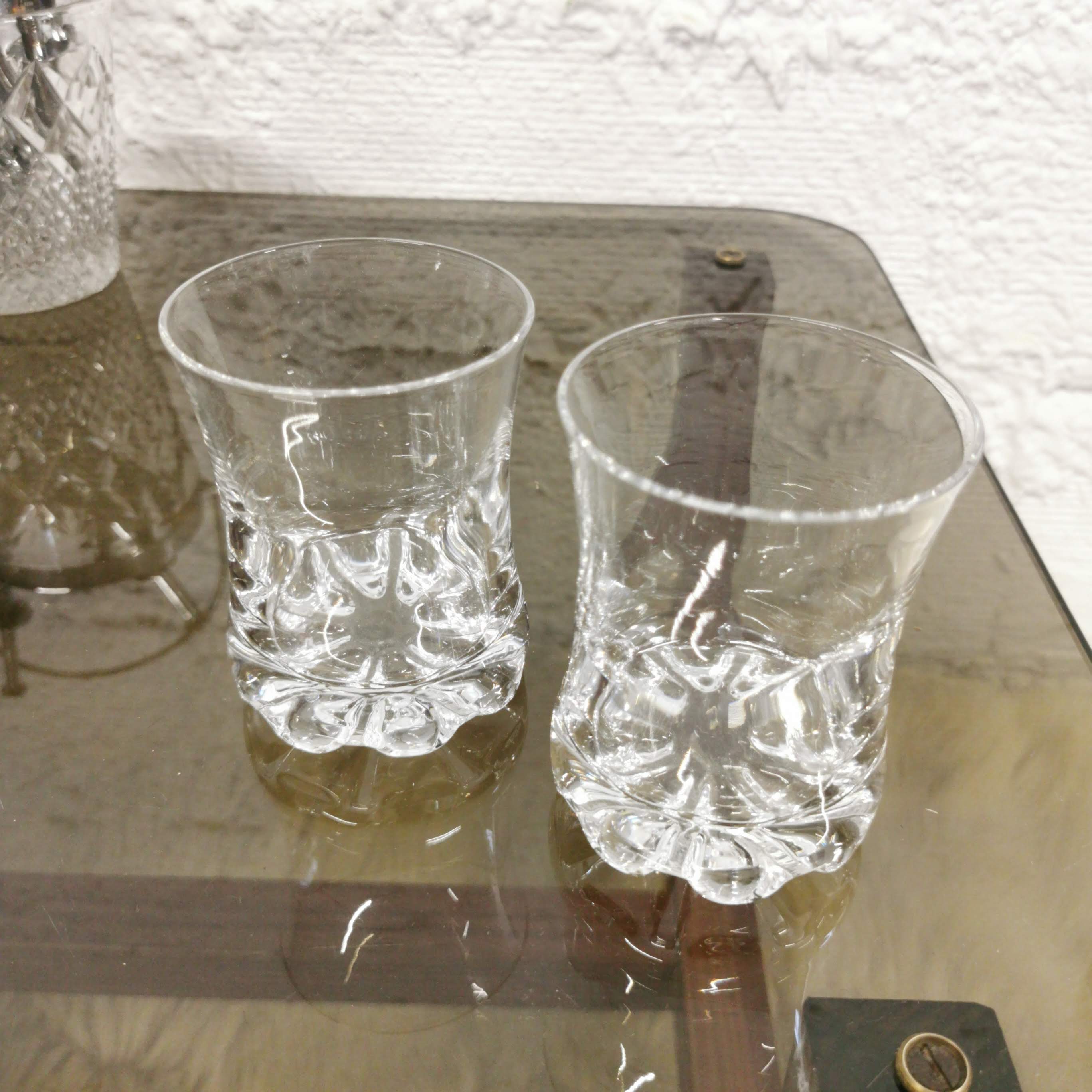 Pair of whiskey glasses