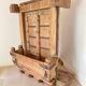 Door & old Indian balcony from Rajasthan in solid teak
