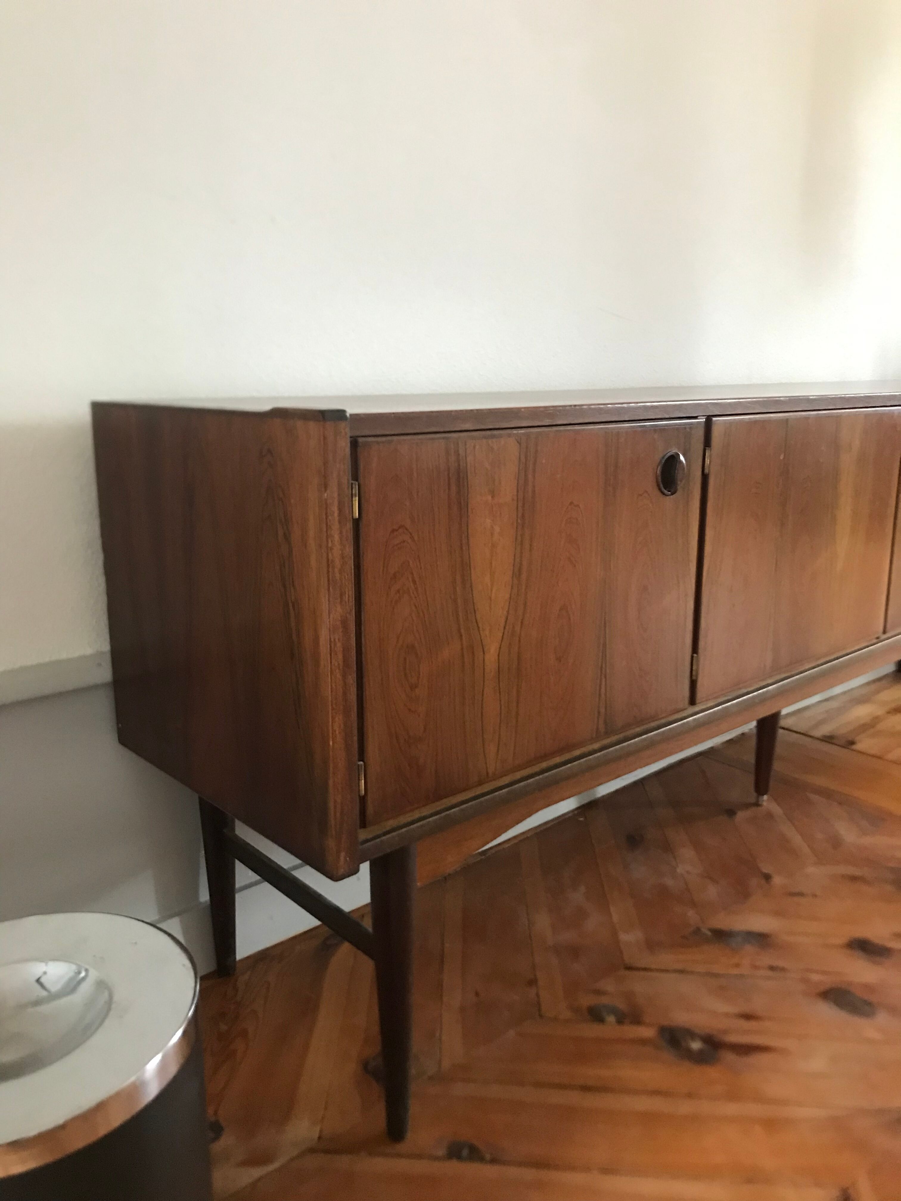 Scandinavian vintage rosewood row