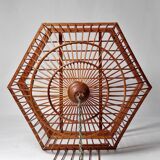 Vintage Chinese Bamboo Decorative Bird Cage