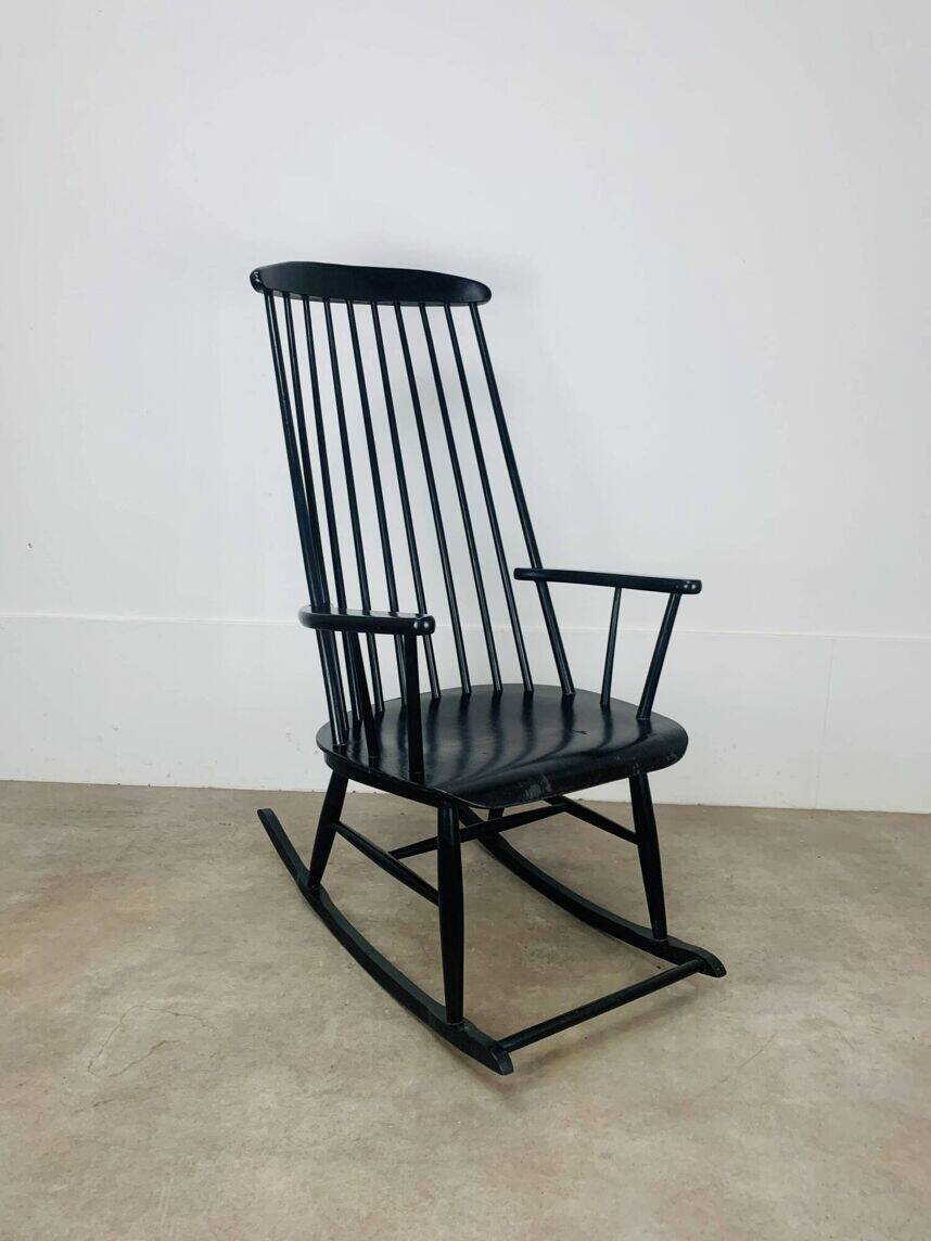 Scandinavian style rocking chair Tapiovaara, 1960s