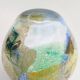 Murano glass vase with gold leaf inclusion, 12 cm, Italy