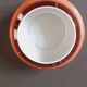 Porcelain salad bowl Space Age Year 70 Royale de Limoges factory