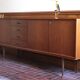 Scandinavian sideboard in teak design