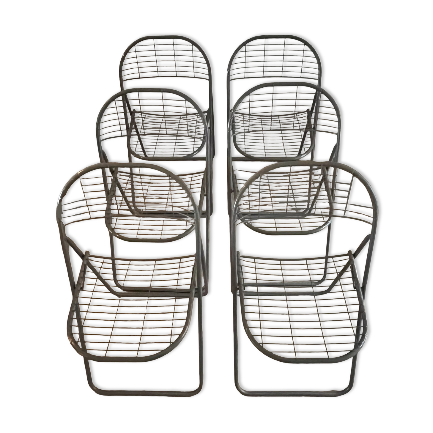 Lot de 6 chaises pliantes Kino by Niels Gammelgard