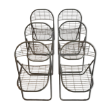 Lot de 6 chaises pliantes Kino by Niels Gammelgard