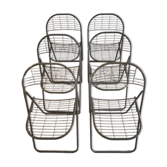 Lot de 6 chaises pliantes Kino de Niels Gammelgard