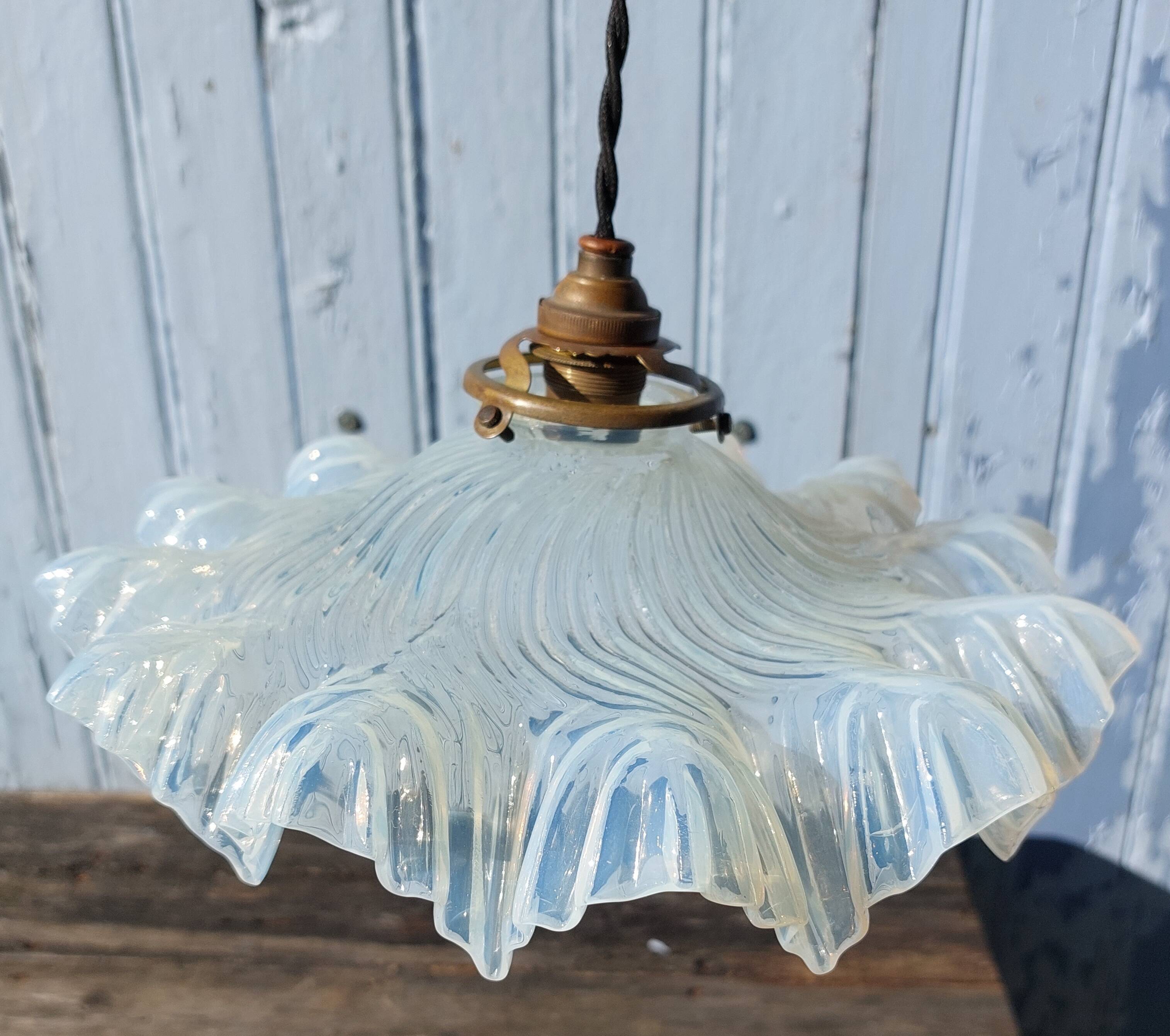 Opalescent glass hanging