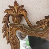 Vintage resin gold mirror