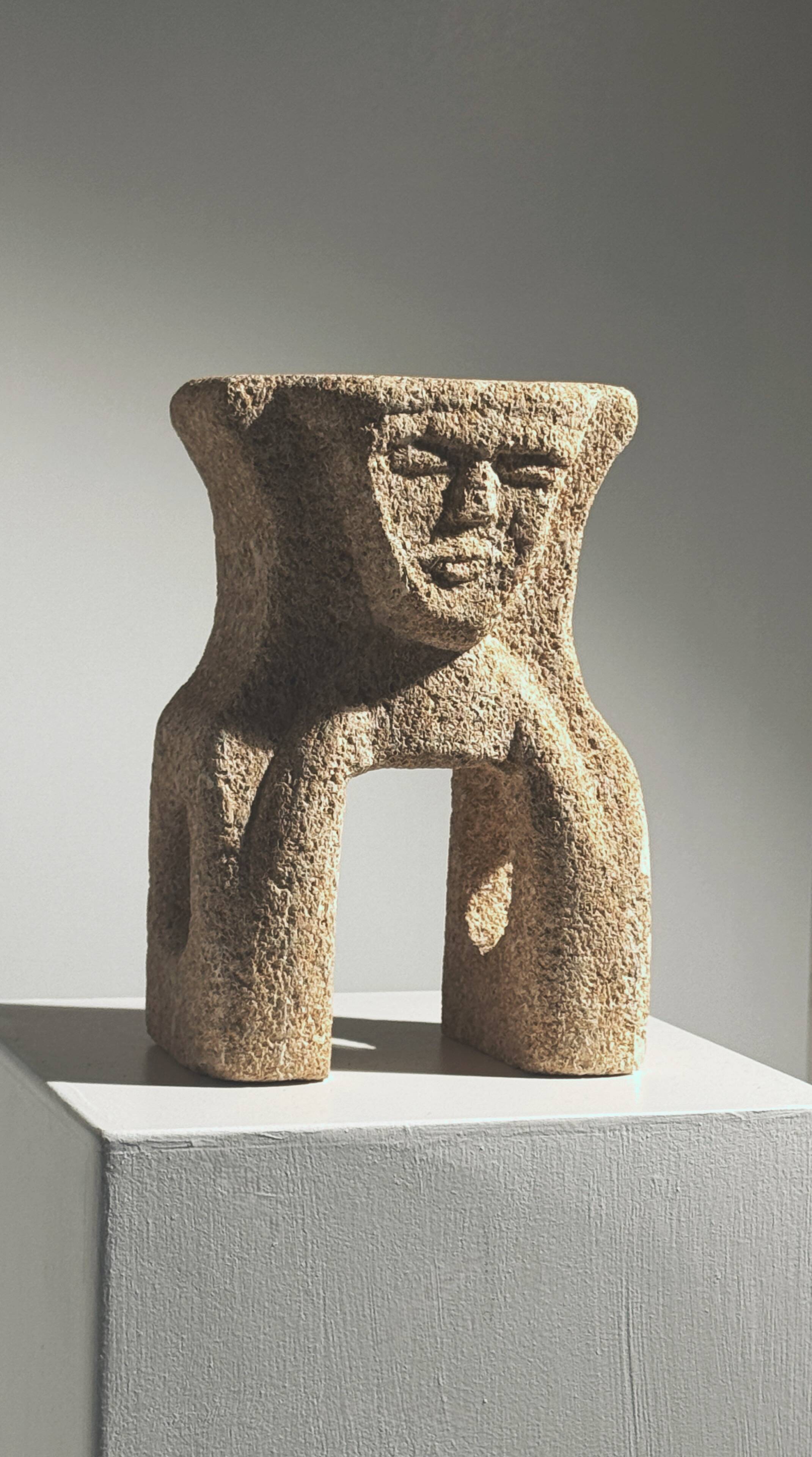 Anthropomorphic totem attributed to Albert Tormos, 1970