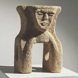 Anthropomorphic totem attributed to Albert Tormos, 1970