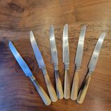 6 couteaux en corne