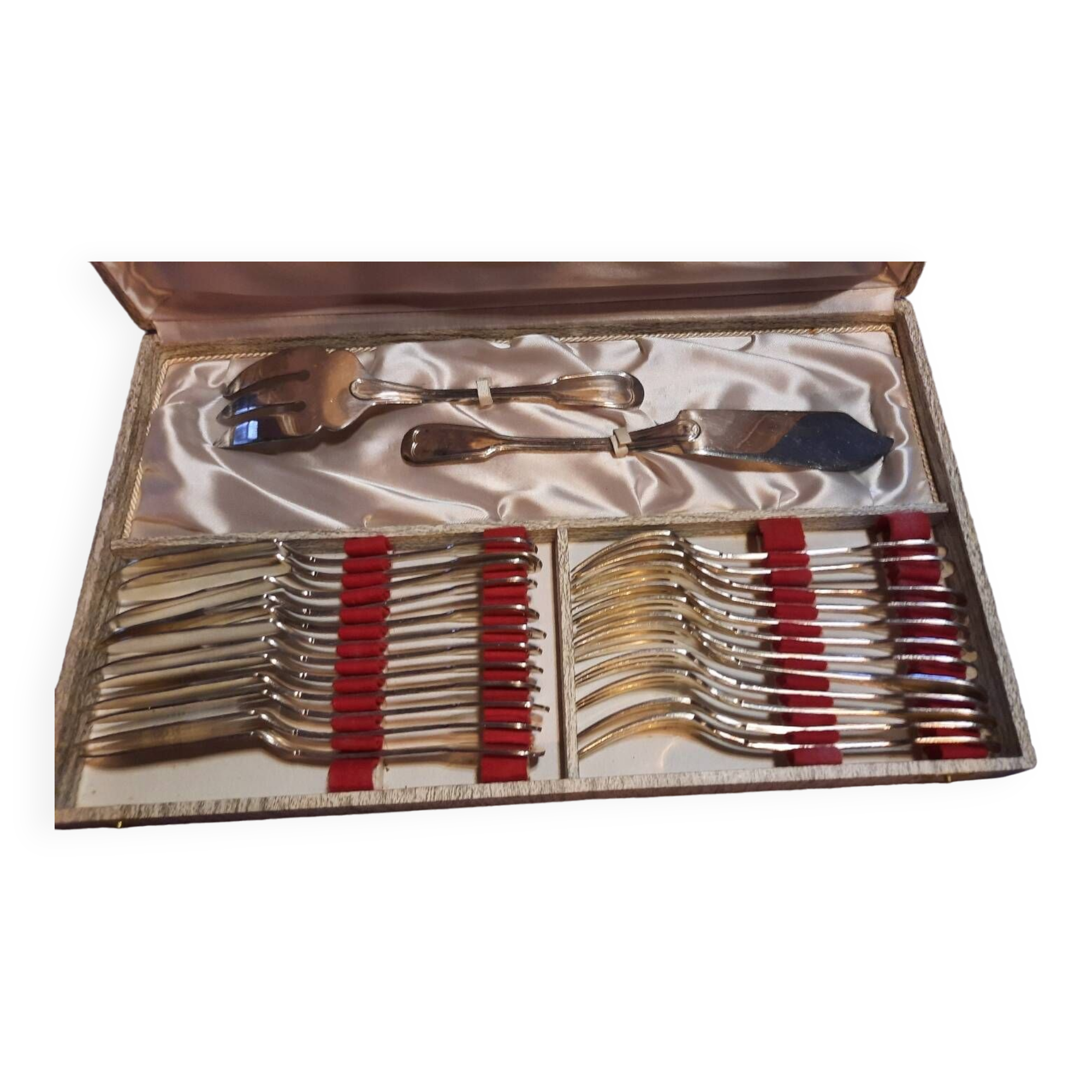 Silver plated fish housewife