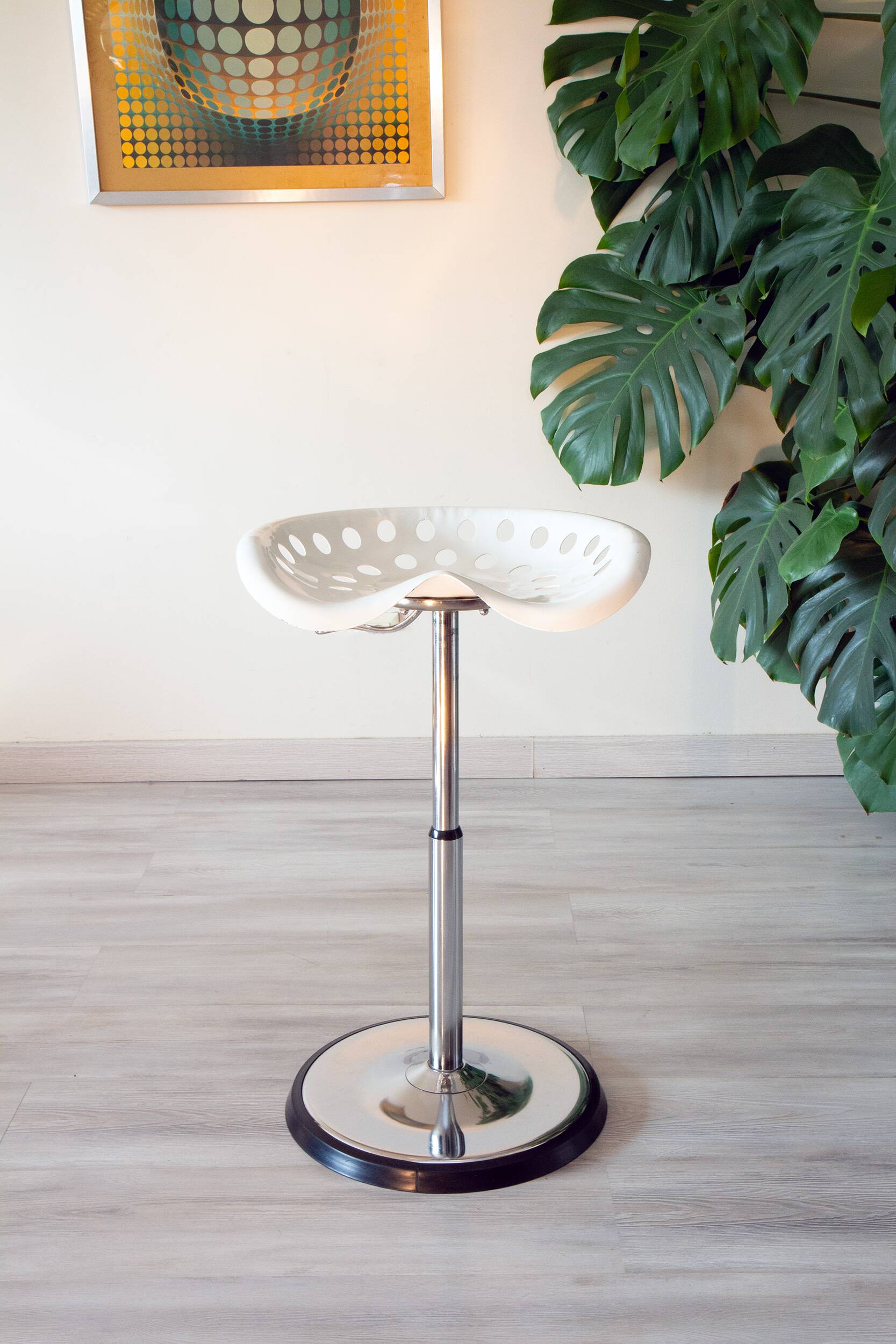 Etienne Fermigier telescopic stool for Mirima, 1972