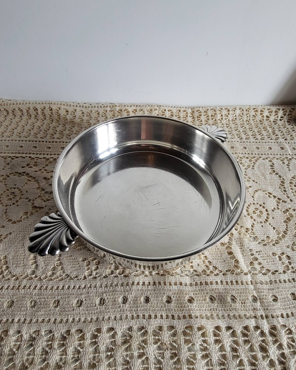 Silver-plated dish Meurgey Paris