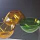 Set of 4 coloured glass bowls / ramekins from Duralex in very good condition.