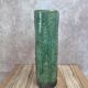 Large workshop vase in blue and green raku style, signed – 30 cm