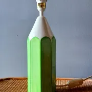 Ceramic crayon lamp 1980