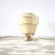 Clichy glass table lamp with a golden trim