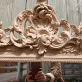 Miroir ancien en bois sculpté