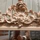 Antique carved wooden mirror