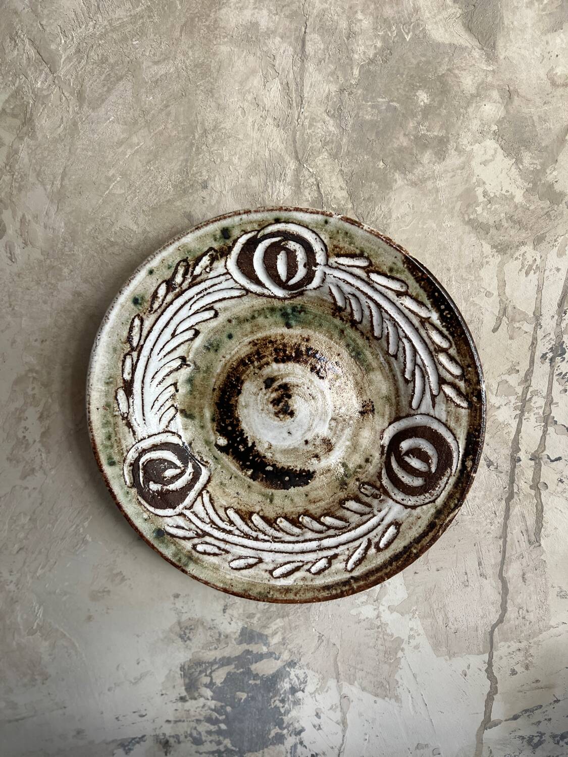 Plat en céramique Albert thiry
