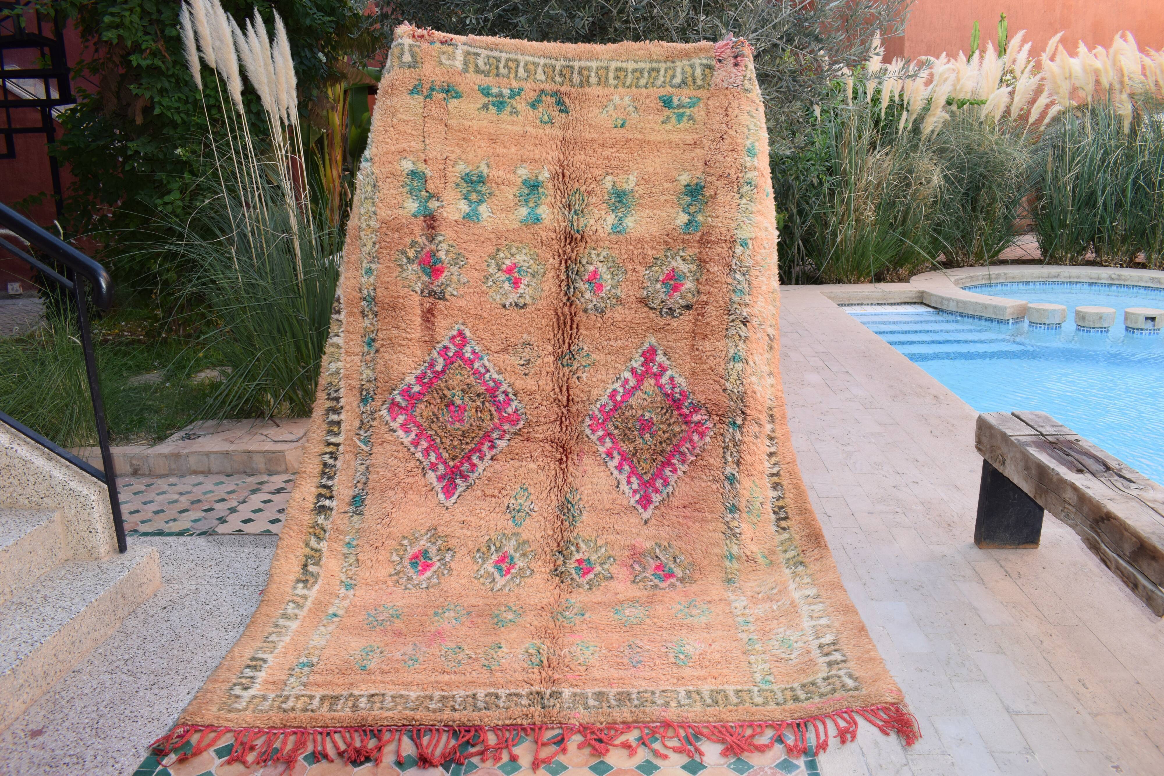 Vintage Moroccan Berber rug